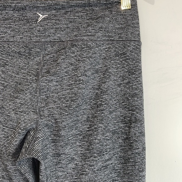 Old Navy Active Go Dry Compression Striped Leggings Soft Black Low Rise Size M - Picture 6 of 11